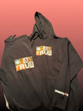 Stay true/ Real is Rare double sided Hoodie set