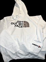Get out my face "Cheetah Print" hoodie