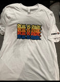 "Real is rare" Multi logo Tee